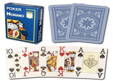 Gamble Cheat Modiano Cristallo Marked Playing Cards، کارت های تقلب ضد آب