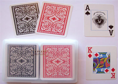 کارت های پوکر Gamble Cheat Modiano Cristallo مارک های پوکر مارک پلاستیک مقاوم در برابر آب