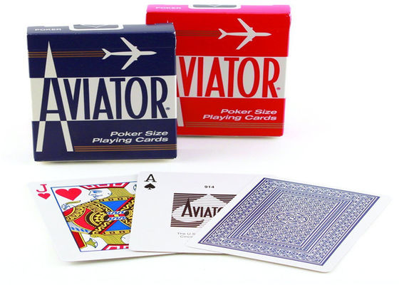 Aviator Pinochle Marked Card Deck / Invisible کارتهای جاسوسی برای بازی پوکر
